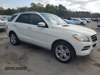 2013 Mercedes-Benz M ML 350 with VIN 4JGDA5HB1DA176326, listed as a Copart auction lot 50061515 with 159,857 mi miles and Salvage Title. Bid and sale history available at carsss.com. Image 4.