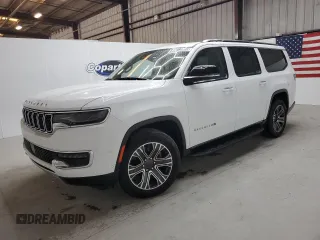2024 Jeep Wagoneer Series II с VIN 1C4SJRBP9RS145852, выставлен на аукционе Copart как лот 58177955 с пробегом 28 069 миль миль и Чистый • Clean title. История ставок и продаж доступна на DreamBid. Изображение 1.