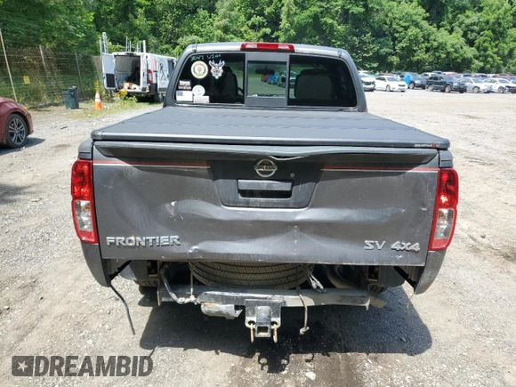 2020 Nissan Frontier SV with VIN 1N6ED0EBXLN725582, listed as a Copart auction lot 62506715 with 48,593 mi miles and Salvage title. Bid and sale history available at DreamBid. Image 6.