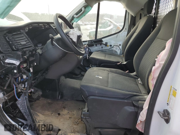 2024 Ford Transit Cargo with VIN 1FTBR1Y82RKA69031, listed as a Copart auction lot 49503815 with Not Provided miles and Salvage Title. Bid and sale history available at DreamBid. Image 7.