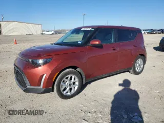 2024 Kia Soul LX with VIN KNDJ23AU7R7907608, listed as a Copart auction lot 48012815 with 34,367 mi miles and Salvage Title. Bid and sale history available at carsss.com. Image 1.