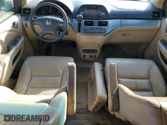 2005 Honda Odyssey EX-L with VIN 5FNRL38785B041017, listed as a Copart auction lot 52191965 with 211,949 mi miles and Salvage Title. Bid and sale history available at carsss.com. Image 8.