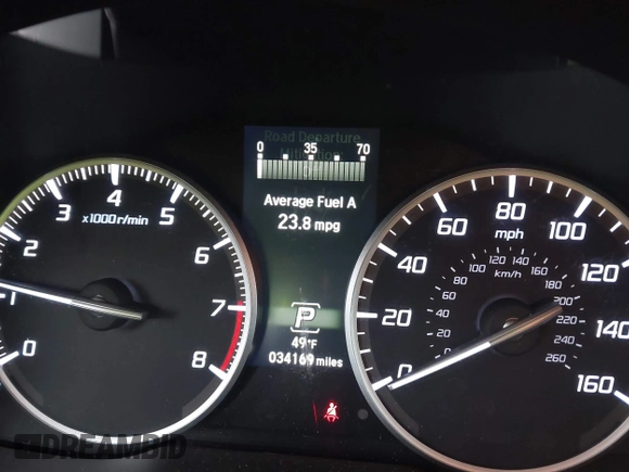 2021 Acura ILX with VIN 19UDE2F31MA009226, listed as a IAAI auction lot 41681379 with 34,169 mi miles and . Bid and sale history available at DreamBid. Image 7.