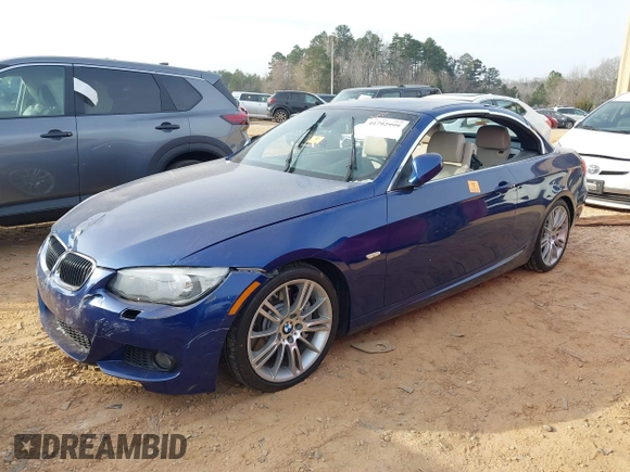 2013 BMW 3 Series 335i with VIN WBADX7C53DJ589765, listed as a IAAI auction lot 41792999 with 70,161 mi miles and . Bid and sale history available at carsss.com. Image 2.