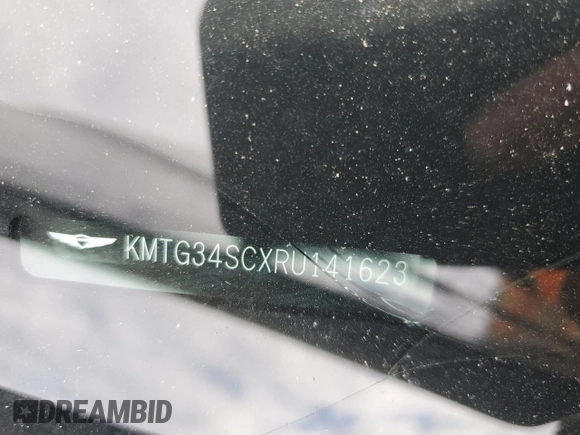 2024 Genesis G70 2.5T with VIN KMTG34SCXRU141623, listed as a Copart auction lot 55944715 with 25,318 mi miles and Salvage title. Bid and sale history available at DreamBid. Image 12.