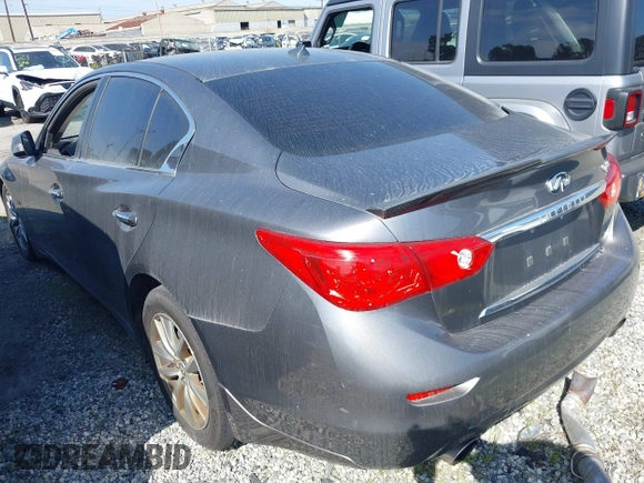 2017 Infiniti Q50 Premium with VIN JN1EV7APXHM743302, listed as a IAAI auction lot 40566036 with Not Provided miles and . Bid and sale history available at carsss.com. Image 3.