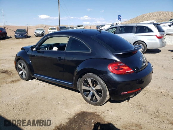 2014 Volkswagen Beetle Turbo R-Line with VIN 3VWVT7AT4EM606319, listed as a Copart auction lot 70489824 with Not Provided miles and Salvage Title. Bid and sale history available at DreamBid. Image 2.
