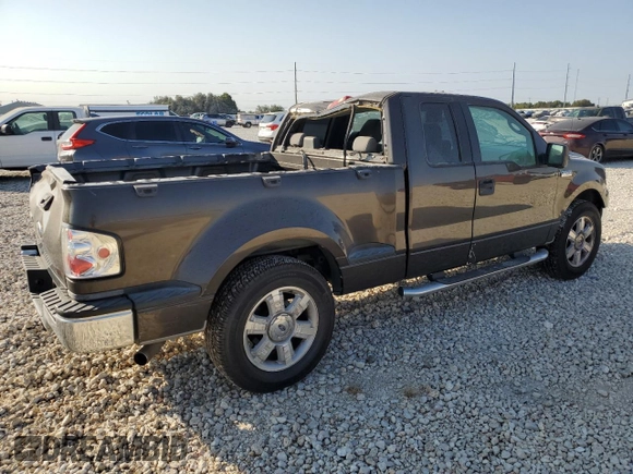 2005 Ford F-150 XLT with VIN 1FTPX02575KC00100, listed as a Copart auction lot 75276604 with 126,922 mi miles and Salvage Title. Bid and sale history available at carsss.com. Image 3.