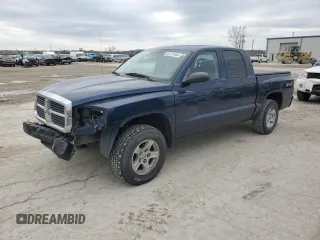 2006 Dodge Dakota SLT with VIN 1D7HW48K96S534289, listed as a Copart auction lot 86731464 with 199,093 mi miles and Salvage Title. Bid and sale history available at carsss.com. Image 1.
