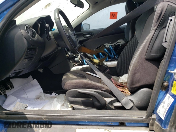 2005 Mazda RX-8 with VIN JM1FE173450144529, listed as a Copart auction lot 56769284 with 0 mi miles and Salvage Title. Bid and sale history available at carsss.com. Image 7.
