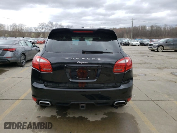 2014 Porsche Cayenne Diesel with VIN WP1AF2A24ELA34560, listed as a Copart auction lot 50152235 with 110,187 mi miles and Salvage title. Bid and sale history available at DreamBid. Image 6.