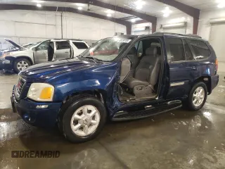 2003 GMC Envoy SLT with VIN 1GKDT13S132184373, listed as a Copart auction lot 46138705 with 130,612 mi miles and Salvage Title. Bid and sale history available at carsss.com. Image 1.