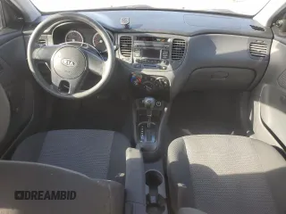 2010 Kia Rio LX with VIN KNADH4A35A6635429, listed as a Copart auction lot 53266835 with 110,615 mi miles and Salvage Title. Bid and sale history available at carsss.com. Image 8.