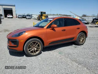 2025 Porsche Macan with VIN WP1AA2A59SLB01593, listed as a Copart auction lot 50846695 with 5,487 mi miles and Salvage title. Bid and sale history available at DreamBid. Image 1.