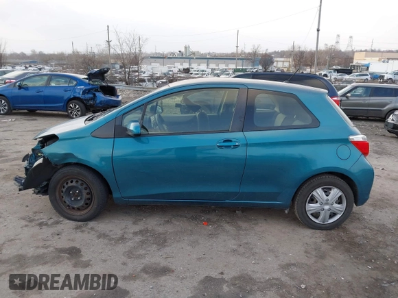 2013 Toyota Yaris L with VIN JTDJTUD38DD553999, listed as a IAAI auction lot 41642903 with 75,795 mi miles. Bid and sale history available at carsss.com. Image 14.