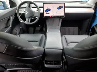 2021 Tesla Model Y Long Range with VIN 5YJYGDEEXMF213376, listed as a Copart auction lot 39659674 with 76,110 mi miles and Salvage Title. Bid and sale history available at DreamBid. Image 8.