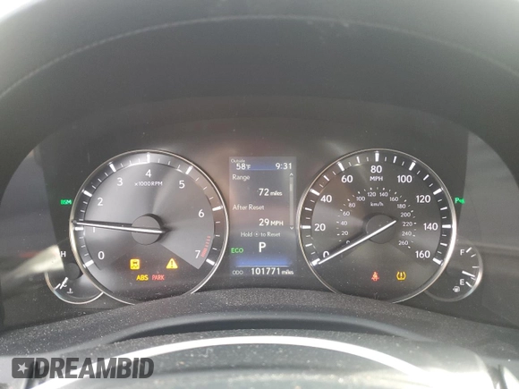 2016 Lexus GS 350 with VIN JTHBZ1BL3GA000900, listed as a Copart auction lot 43613685 with 101,771 mi miles and Salvage Title. Bid and sale history available at carsss.com. Image 9.