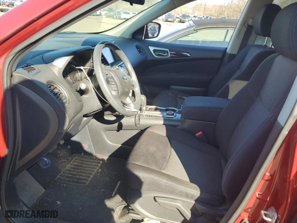 2017 Nissan Pathfinder SL with VIN 5N1DR2MM3HC677811, listed as a Copart auction lot 48863075 with NaN miles and Salvage Title. Bid and sale history available at carsss.com. Image 7.