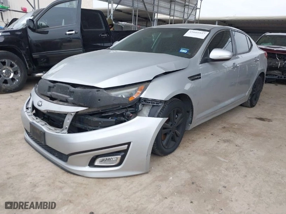 2015 Kia Optima LX with VIN 5XXGM4A76FG406202, listed as a IAAI auction lot 41605927 with 101,042 mi miles. Bid and sale history available at carsss.com. Image 2.