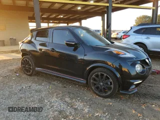 2015 Nissan Juke S with VIN JN8AF5MV0FT564636, listed as a Copart auction lot 79946964 with 112,361 mi miles and Salvage Title. Bid and sale history available at DreamBid. Image 4.