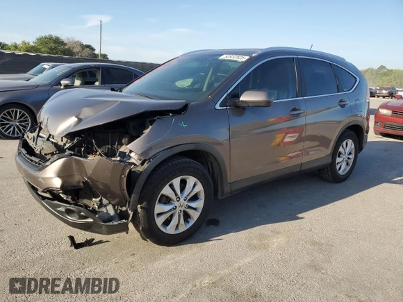 2012 Honda CR-V EX-L with VIN 5J6RM3H79CL031646, listed as a Copart auction lot 50932825 with 123,185 mi miles and Salvage Title. Bid and sale history available at carsss.com. Image 1.