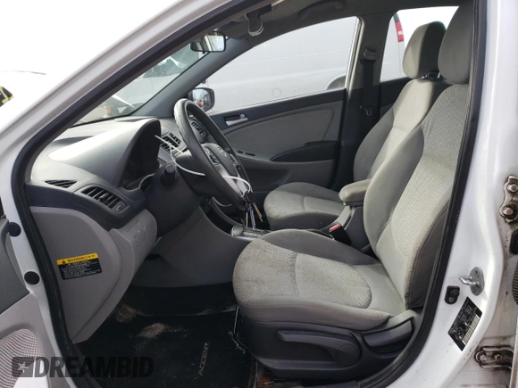 2012 Hyundai Accent GLS with VIN KMHCT4AE9CU186314, listed as a Copart auction lot 52349245 with 369,601 mi miles and Salvage Title. Bid and sale history available at carsss.com. Image 7.