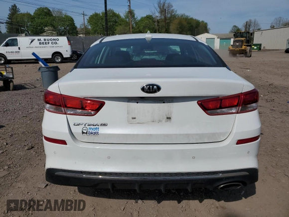 2020 Kia Optima LX with VIN 5XXGT4L34LG422083, listed as a Copart auction lot 55036985 with 67,312 mi miles and Salvage title. Bid and sale history available at DreamBid. Image 6.