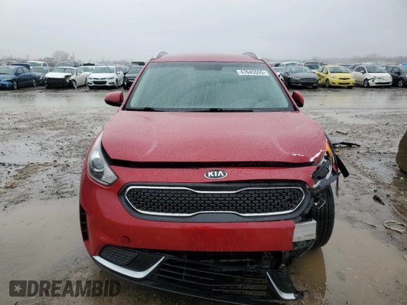 2018 Kia Niro LX with VIN KNDCB3LC7J5170343, listed as a Copart auction lot 47645555 with 83,727 mi miles and Salvage Title. Bid and sale history available at carsss.com. Image 5.