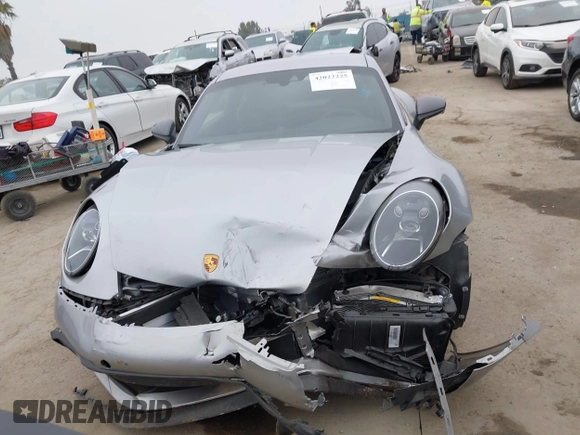 2023 Porsche 911 Carrera with VIN WP0AA2A93PS206048, listed as a IAAI auction lot 42022225 with 6,439 mi miles and . Bid and sale history available at DreamBid. Image 12.