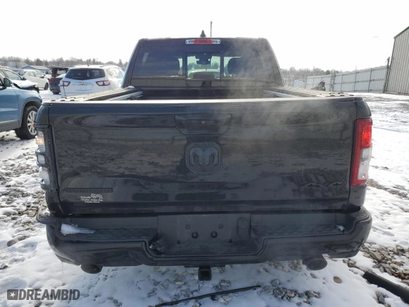2020 Ram 1500 Big Horn with VIN 1C6SRFFT2LN395428, listed as a Copart auction lot 46041675 with 44,411 mi miles and Salvage Title. Bid and sale history available at carsss.com. Image 6.