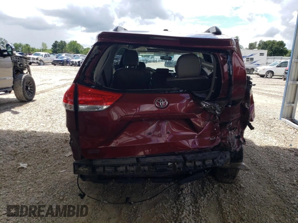 2011 Toyota Sienna XLE AAS with VIN 5TDYK3DC4BS095486, listed as a Copart auction lot 60629475 with 232,462 mi miles and Salvage title. Bid and sale history available at DreamBid. Image 6.