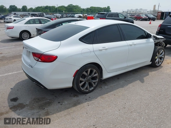 2015 Chrysler 200 S with VIN 1C3CCCBB1FN566088, listed as a IAAI auction lot 42406892 with 155,523 mi miles and . Bid and sale history available at DreamBid. Image 4.