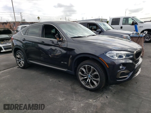 2015 BMW X6 sDrive35i with VIN 5UXKU0C5XF0F91839, listed as a Copart auction lot 66853423 with 66,491 mi miles. Bid and sale history available at carsss.com. Image 4.