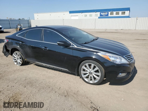 2014 Hyundai Azera Limited with VIN KMHFH4JG3EA424176, listed as a Copart auction lot 55837825 with 133,781 mi miles and Salvage title. Bid and sale history available at DreamBid. Image 4.