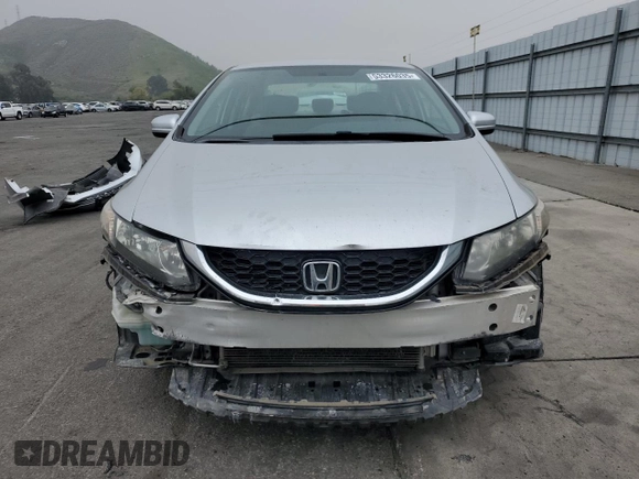2015 Honda Civic LX with VIN 19XFB2F53FE202026, listed as a Copart auction lot 53326035 with 78,901 mi miles and Salvage Title. Bid and sale history available at DreamBid. Image 5.