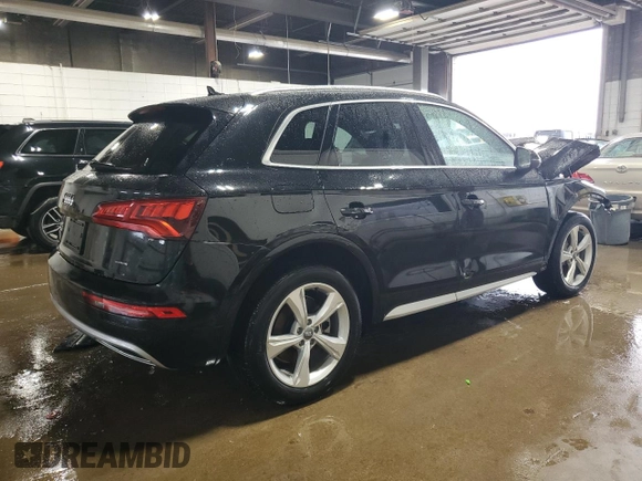 2020 Audi Q5 Premium Plus with VIN WA1BNAFY4L2016864, listed as a Copart auction lot 65943315 with 19,704 mi miles and Salvage title. Bid and sale history available at DreamBid. Image 3.