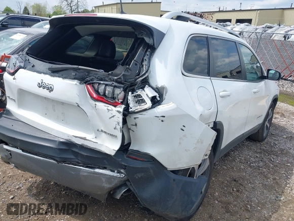 2019 Jeep Cherokee Limited with VIN 1C4PJMDN9KD180308, listed as a IAAI auction lot 42178830 with 164,453 mi miles and . Bid and sale history available at DreamBid. Image 4.