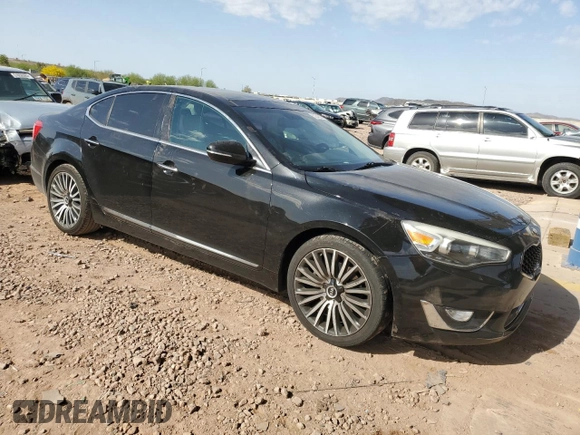 2014 Kia Cadenza Premium z VIN KNALN4D77E5133228, wystawiony jako Copart lot #51340065 z przebiegiem 195 454 mil mil oraz Szkoda całkowita • Salvage title. Historia ofert i sprzedaży dostępna na DreamBid. Obrazek 4.