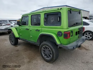 2019 Jeep Wrangler Unlimited Rubicon with VIN 1C4HJXFGXKW580970, listed as a Copart auction lot 49246135 with 97,613 mi miles and Salvage Title. Bid and sale history available at carsss.com. Image 2.