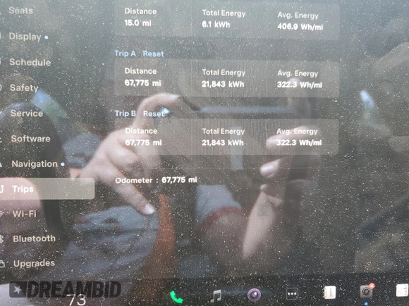 2021 Tesla Model S Long Range z VIN 5YJSA1E52MF428241, wystawiony jako Copart lot #57302035 z przebiegiem 67 775 mil mil oraz Szkoda całkowita • Salvage title. Historia ofert i sprzedaży dostępna na DreamBid. Obrazek 9.