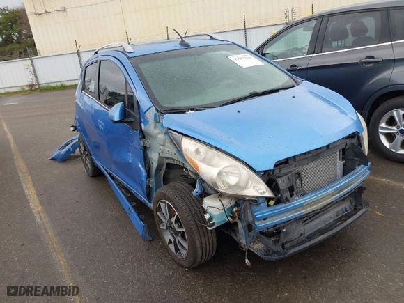 2013 Chevrolet Spark LT with VIN KL8CF6S97DC513561, listed as a IAAI auction lot 41487216 with 166,159 mi miles. Bid and sale history available at carsss.com. Image 1.