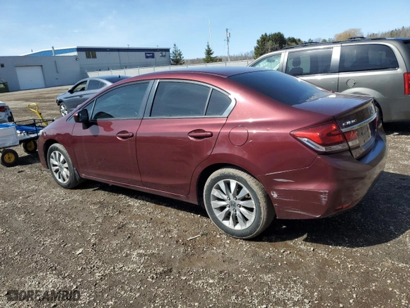 2014 Honda Civic Sedan LX with VIN 2HGFB2F47EH001807, listed as a Copart auction lot 51636245 with 214,962 mi miles and Salvage Title. Bid and sale history available at carsss.com. Image 2.