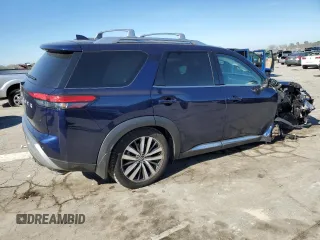2022 Nissan Pathfinder Platinum with VIN 5N1DR3DH1NC219172, listed as a Copart auction lot 80288214 with 57,108 mi miles and Salvage title. Bid and sale history available at DreamBid. Image 3.