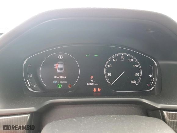 2020 Honda Accord Sedan Sport with VIN 1HGCV1F39LA125522, listed as a Copart auction lot 67467894 with 33,014 mi miles and Salvage Title. Bid and sale history available at carsss.com. Image 9.