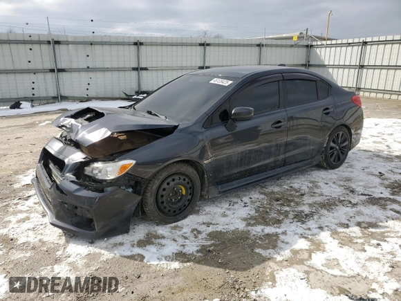 2015 Subaru WRX with VIN JF1VA1A60F9834792, listed as a Copart auction lot 46128425 with 155,677 mi miles and Salvage Title. Bid and sale history available at carsss.com. Image 1.