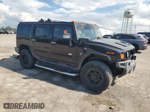 2006 Hummer H2 z VIN 5GRGN23U36H115579, wystawiony jako Copart lot #55753045 z przebiegiem 166 133 mil mil oraz Tytuł czysty. Historia ofert i sprzedaży dostępna na DreamBid. Obrazek 4.