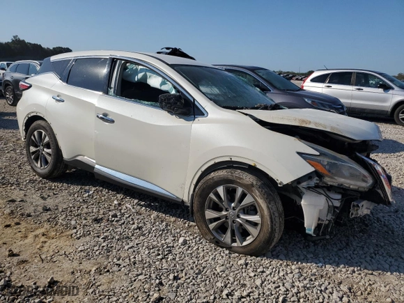 2018 Nissan Murano SV with VIN 5N1AZ2MGXJN197983, listed as a Copart auction lot 71755374 with 80,521 mi miles and Salvage Title. Bid and sale history available at carsss.com. Image 4.