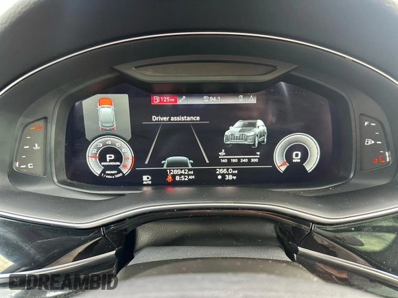 2021 Audi Q7 Premium Plus with VIN WA1LJAF78MD032627, listed as a Copart auction lot 50009015 with 128,942 mi miles and Clean title. Bid and sale history available at DreamBid. Image 9.