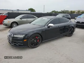 2018 Audi S7 Prestige z VIN WAU2FAFC1JN006454, wystawiony jako Copart lot #59898255 z przebiegiem 107 490 mil mil oraz Czysty tytuł • Clean title. Historia ofert i sprzedaży dostępna na DreamBid. Obrazek 1.