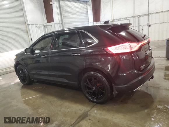 2015 Ford Edge Titanium with VIN 2FMTK4K82FBC34158, listed as a Copart auction lot 44114675 with 146,139 mi miles and Salvage Title. Bid and sale history available at carsss.com. Image 2.